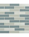 Colosseo Azul Brick 1" x 4" x 4mm Mosaic Tile