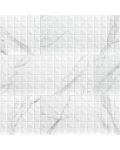 Dymo Statuary Chex White 12" x 24" Glossy Ceramic Tile Sample