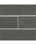 Metallic Gray Bevel 4" X 12" Subway Tile