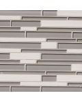 Metro Glacier Blend Interlocking 8mm Mosaic Tile