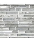 Silver Canvas Interlocking Pattern 8mm Mosaic Tile