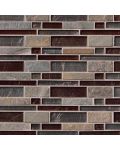 Urbano Blend Interlocking Pattern 8mm Mosaic Tile